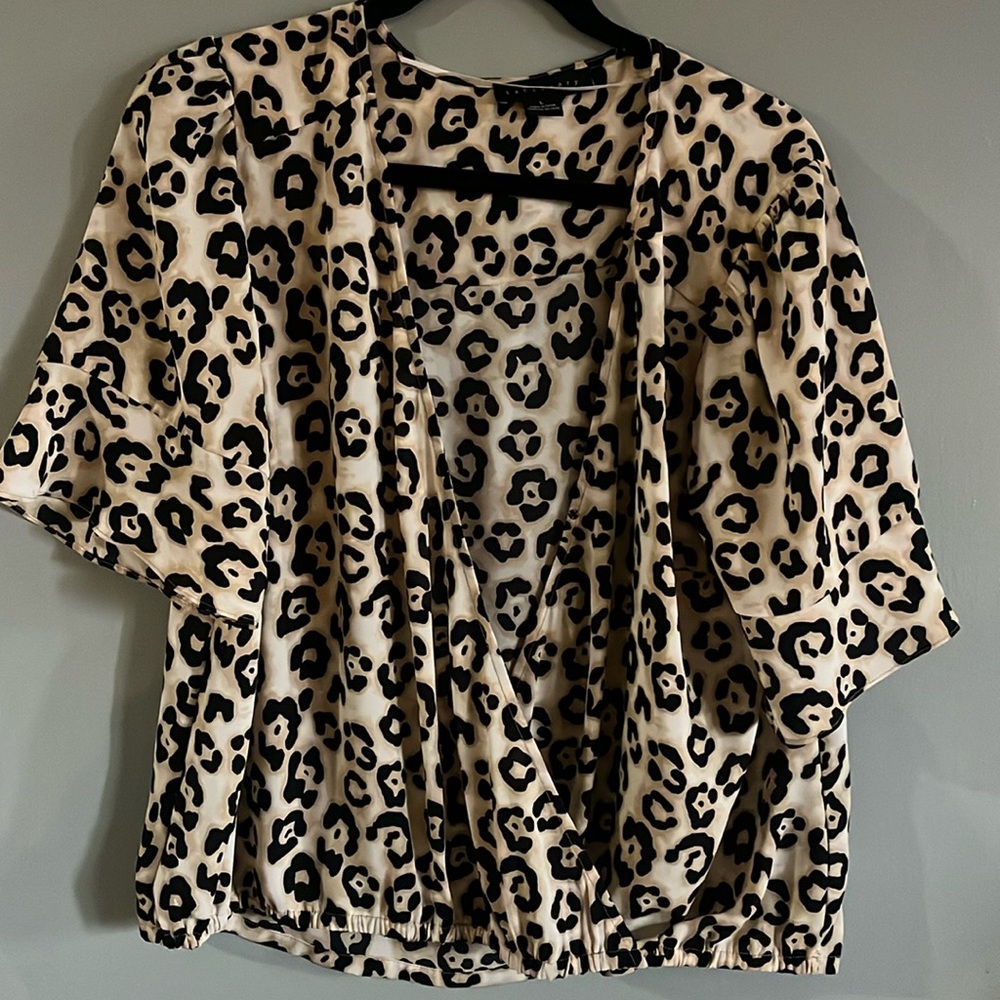 Deep v neck blouse #20